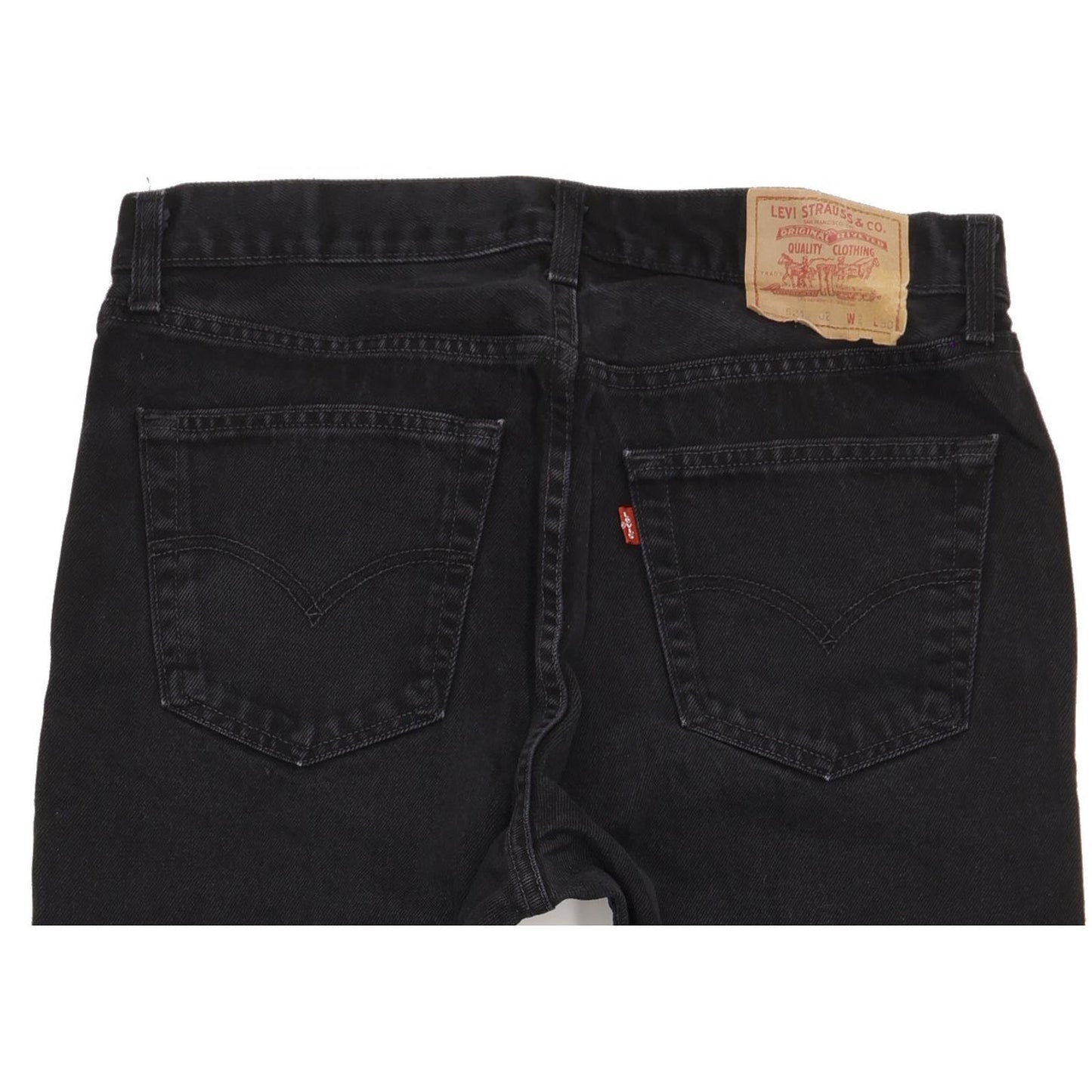 Levi's 521 Men Black Straight Regular Jeans W35 L29