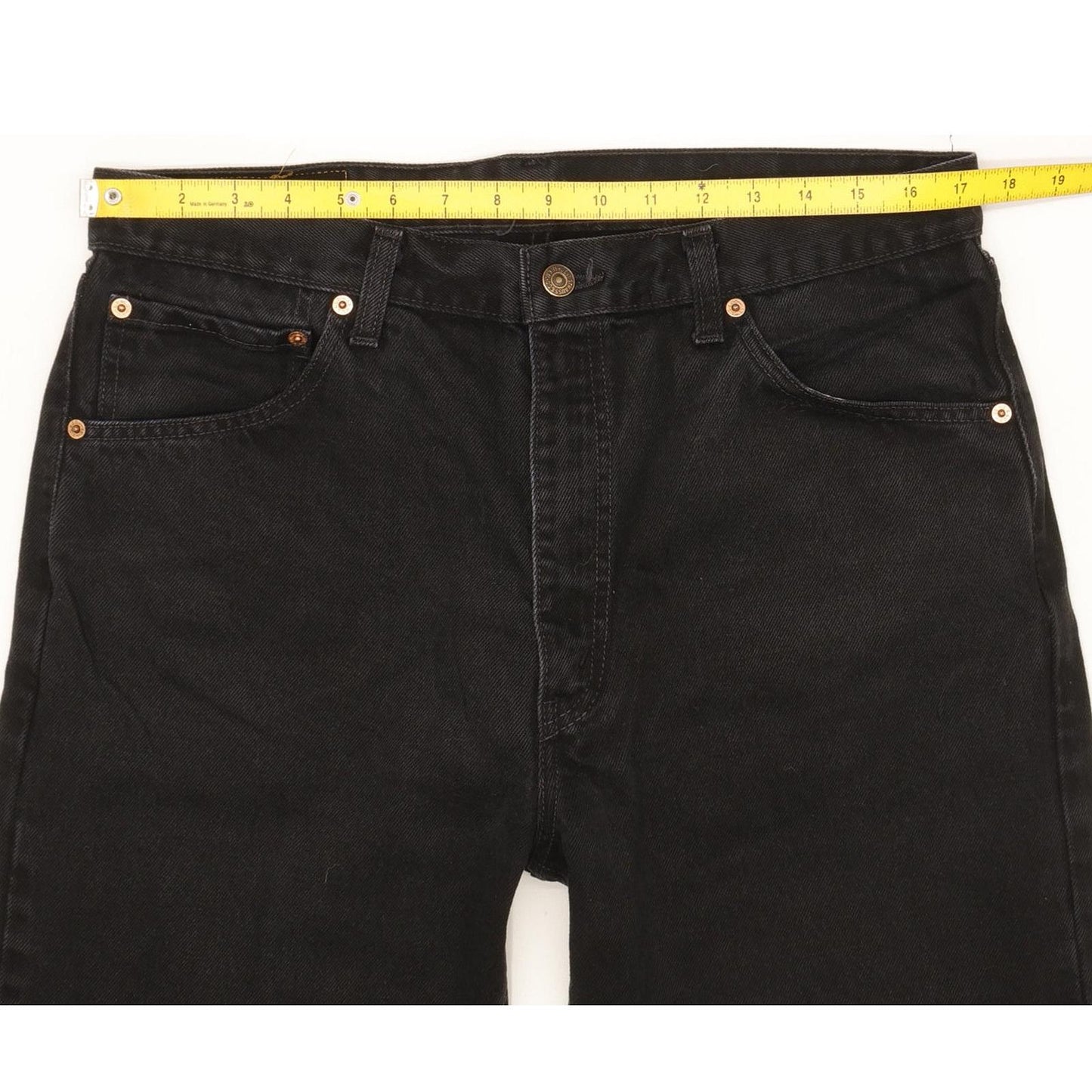 Levi's 521 Men Black Straight Regular Jeans W35 L29