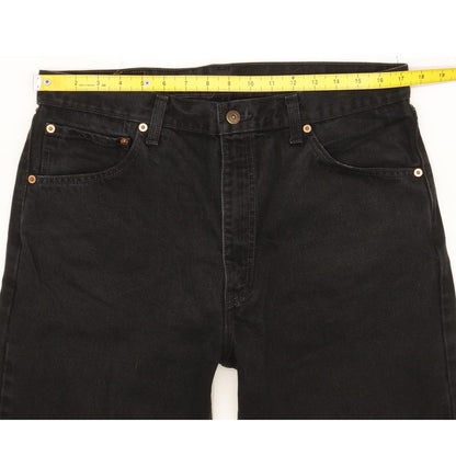 Levi's 521 Men Black Straight Regular Jeans W35 L29