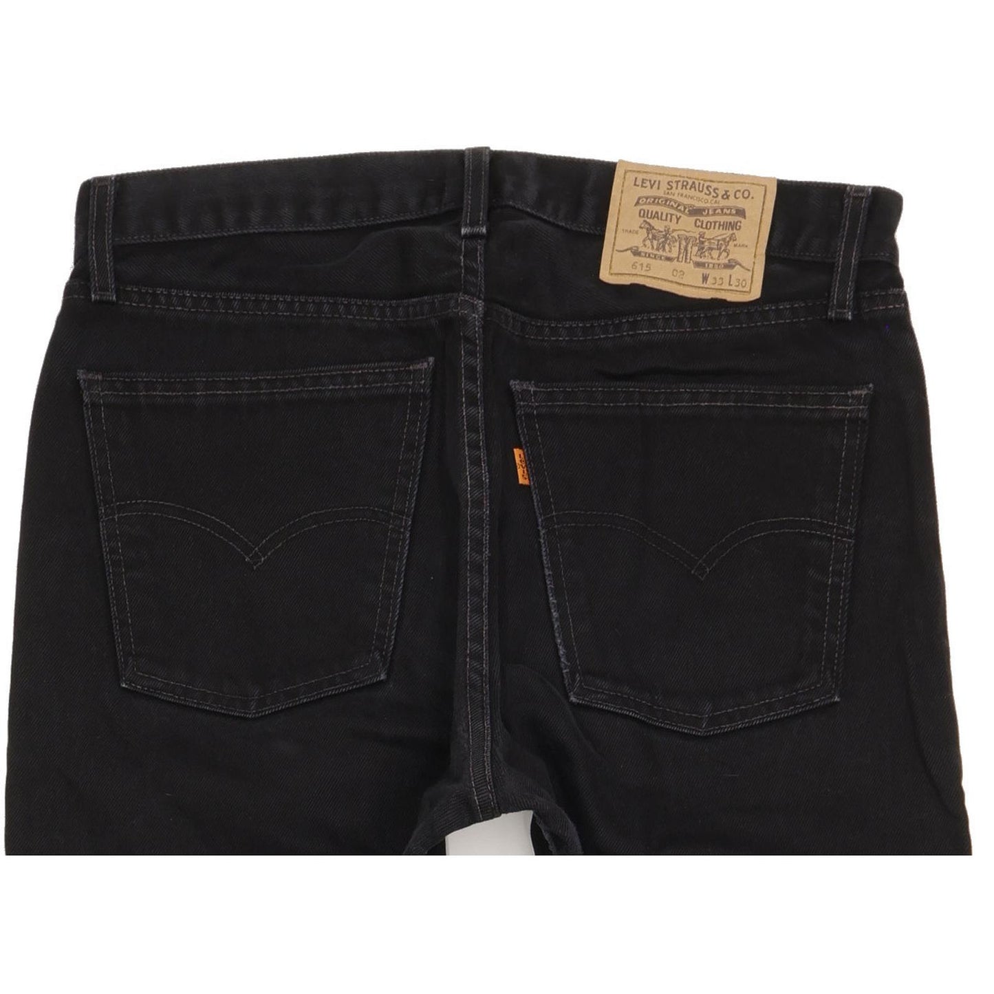 Levi's 615 Men Black Straight Regular Jeans W33 L29