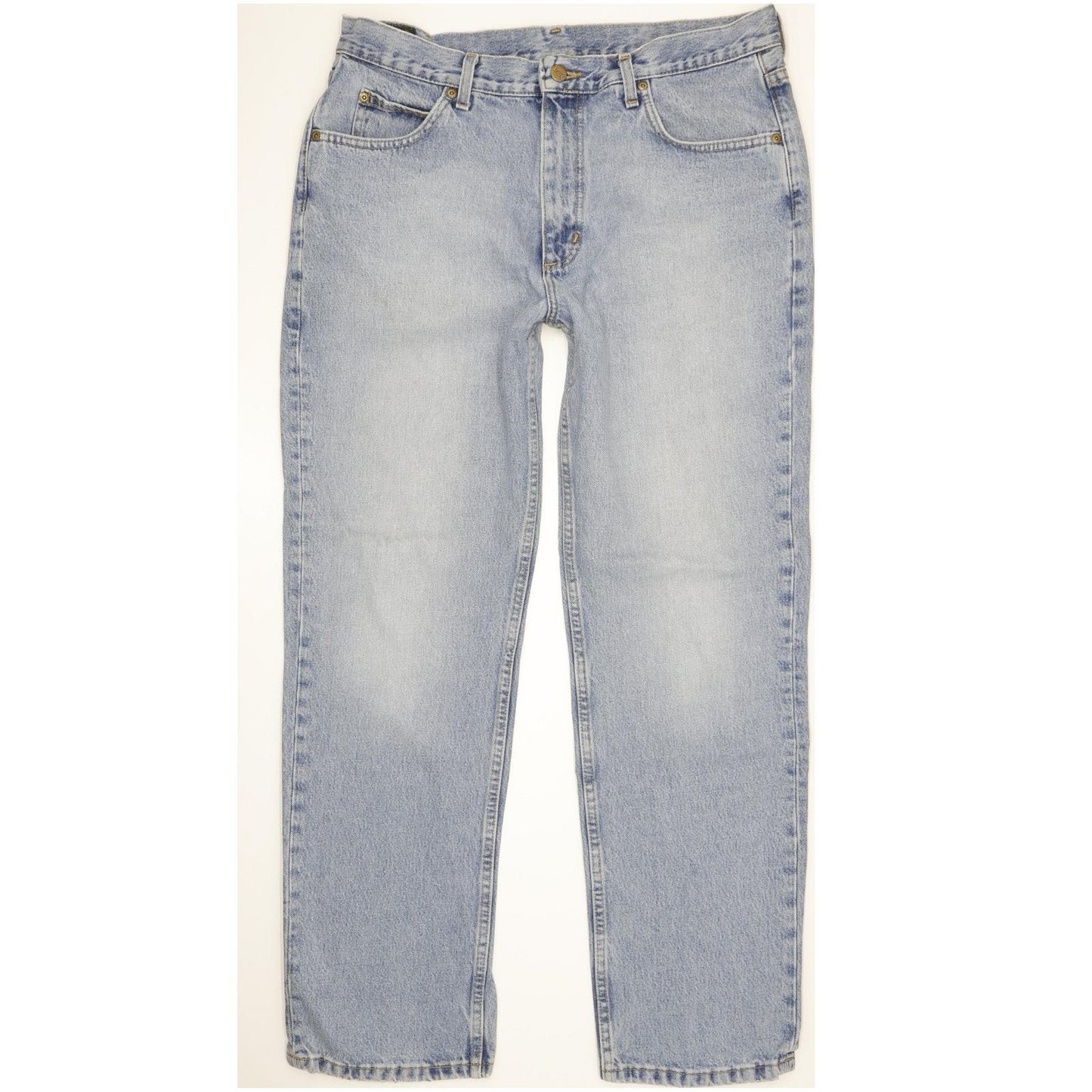 Lee Men Blue Straight Regular Jeans W34 L31