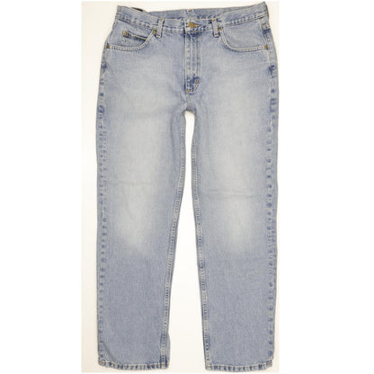 Lee Men Blue Straight Regular Jeans W34 L31