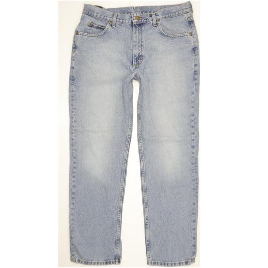 Lee Men Blue Straight Regular Jeans W34 L31