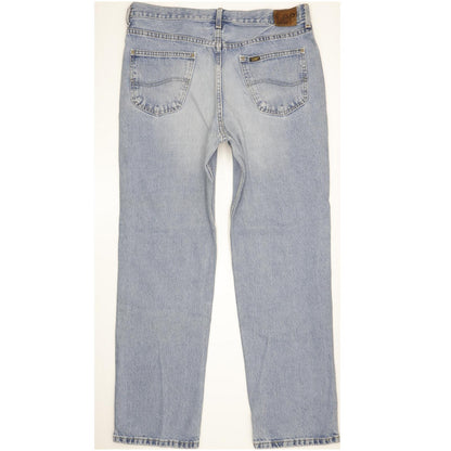 Lee Men Blue Straight Regular Jeans W34 L31