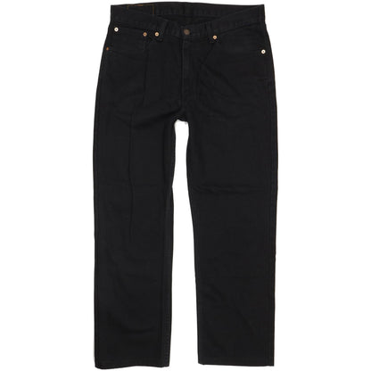 Levi's 751 Men Black Straight Regular Jeans W34 L28