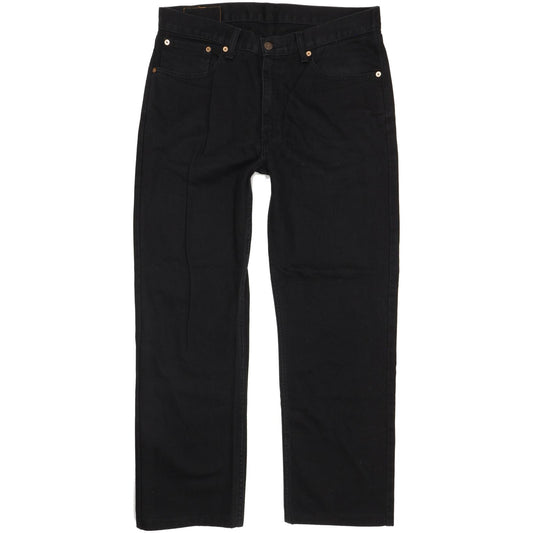 Levi's 751 Men Black Straight Regular Jeans W34 L28