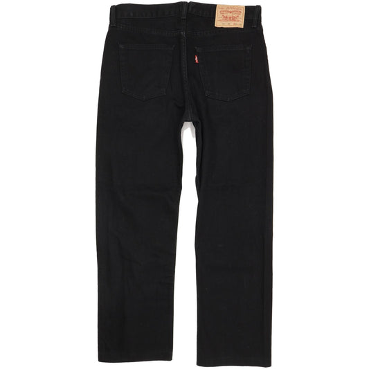Levi's 751 Men Black Straight Regular Jeans W34 L28