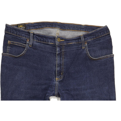 Lee Brooklyn Men Blue Straight Regular Stretch Jeans W38 L30