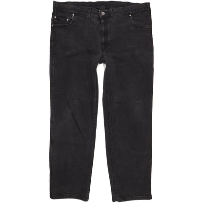 Mustang Big Sur Men Black Straight Regular Stretch Jeans W40 L29