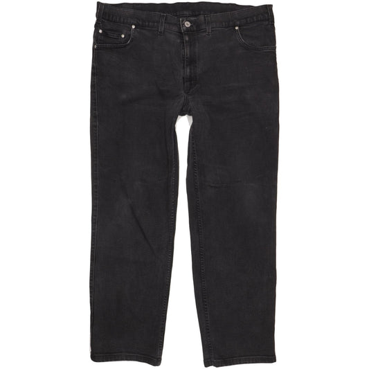 Mustang Big Sur Men Black Straight Regular Stretch Jeans W40 L29