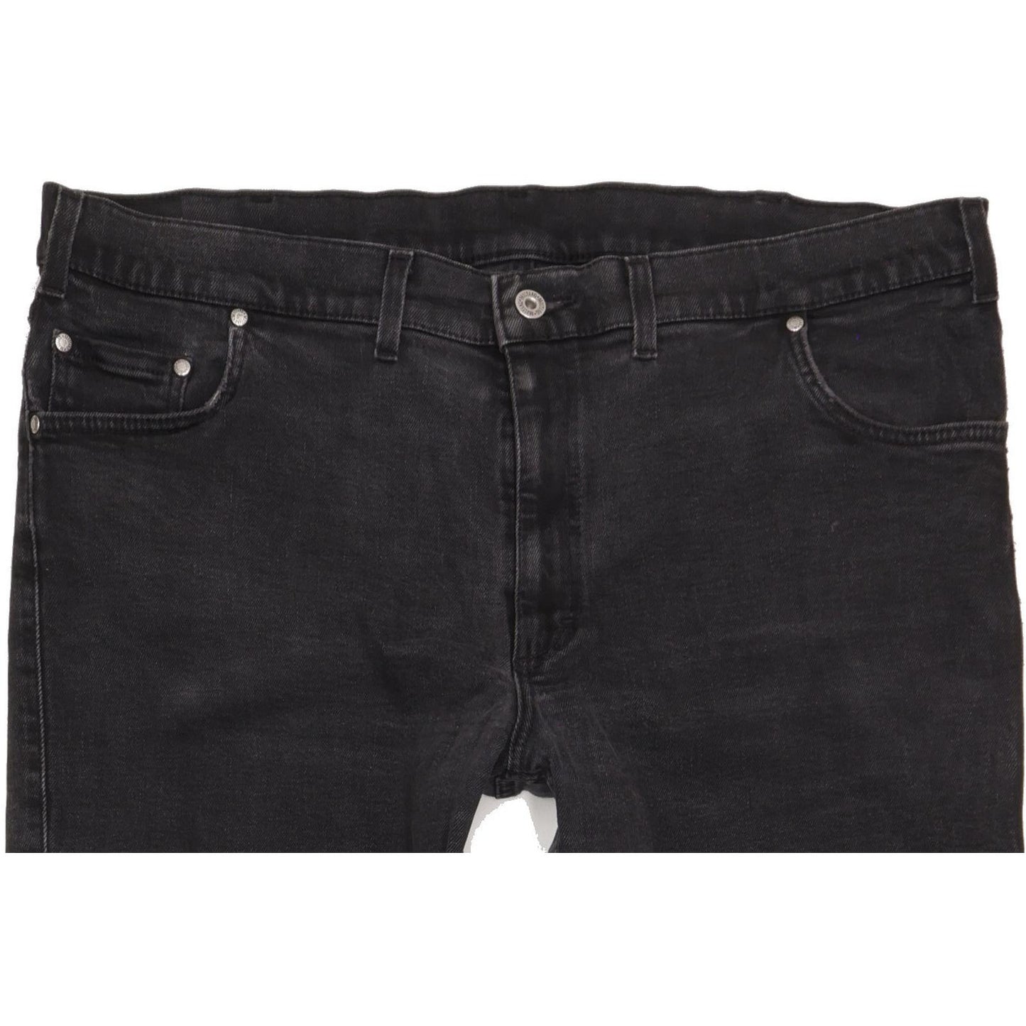 Mustang Big Sur Men Black Straight Regular Stretch Jeans W40 L29