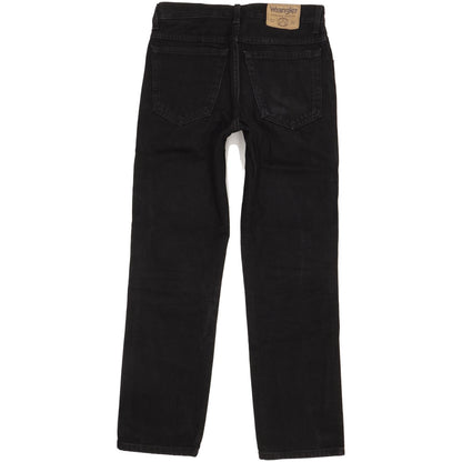 Wrangler Durable Quality Men Black Straight Regular Jeans W31 L30