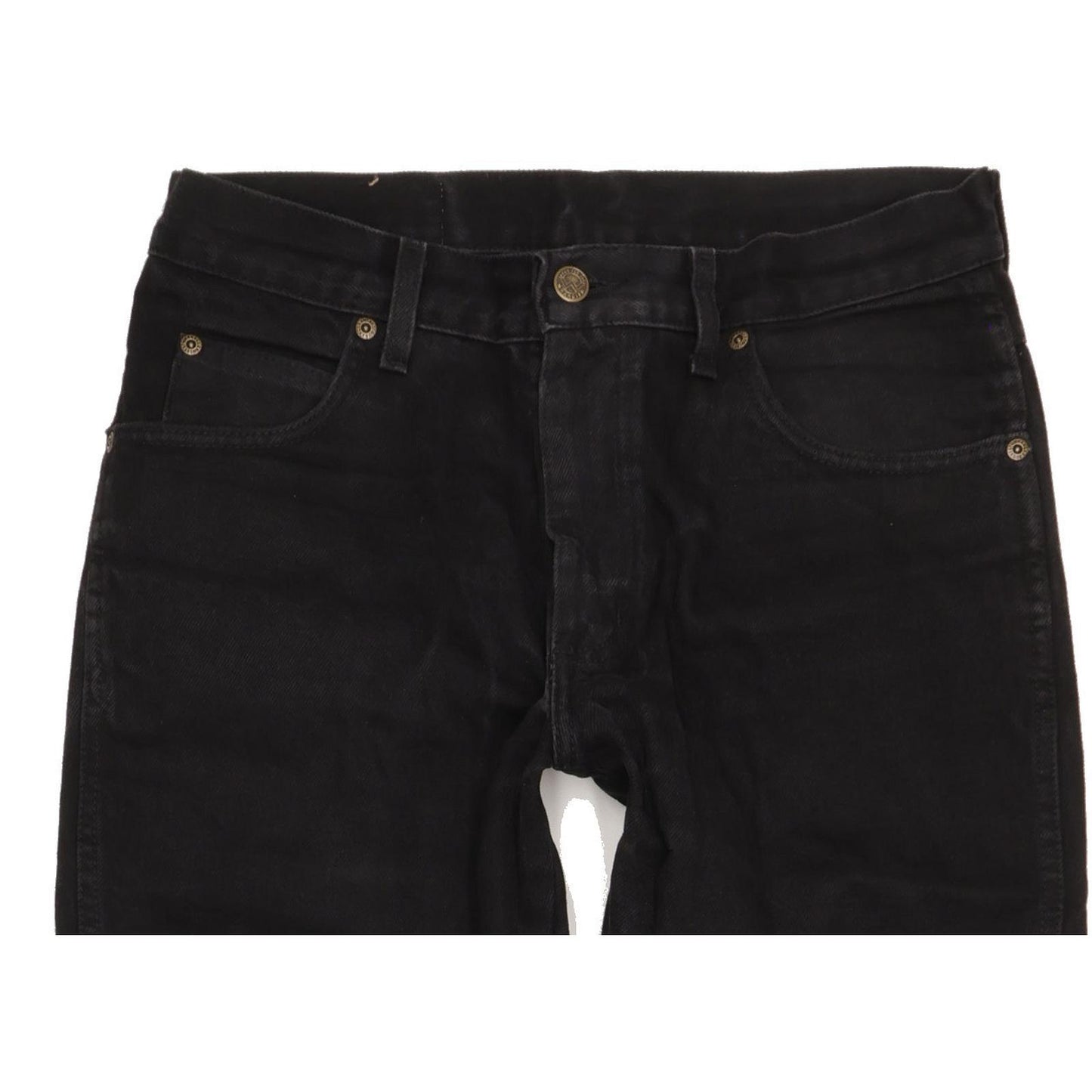 Wrangler Durable Quality Men Black Straight Regular Jeans W31 L30