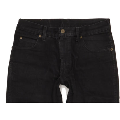Wrangler Durable Quality Men Black Straight Regular Jeans W31 L30
