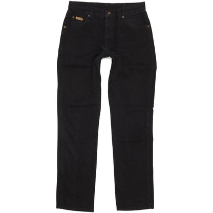 Wrangler Texas Men Black Straight Regular Jeans W32 L33