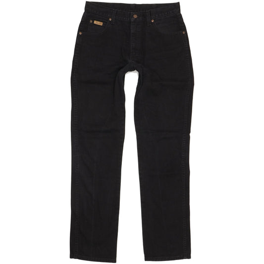 Wrangler Texas Men Black Straight Regular Jeans W32 L33