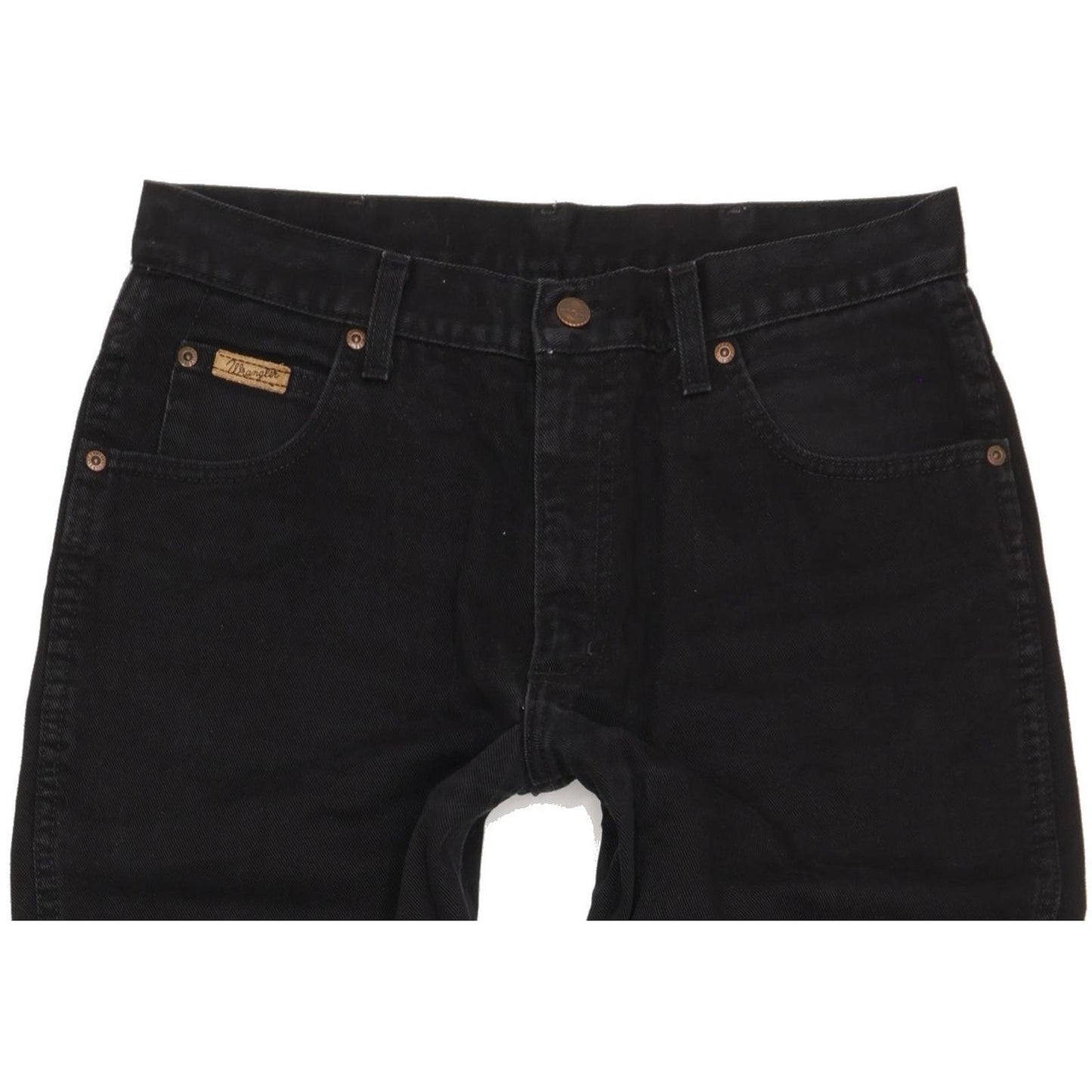 Wrangler Texas Men Black Straight Regular Jeans W32 L33