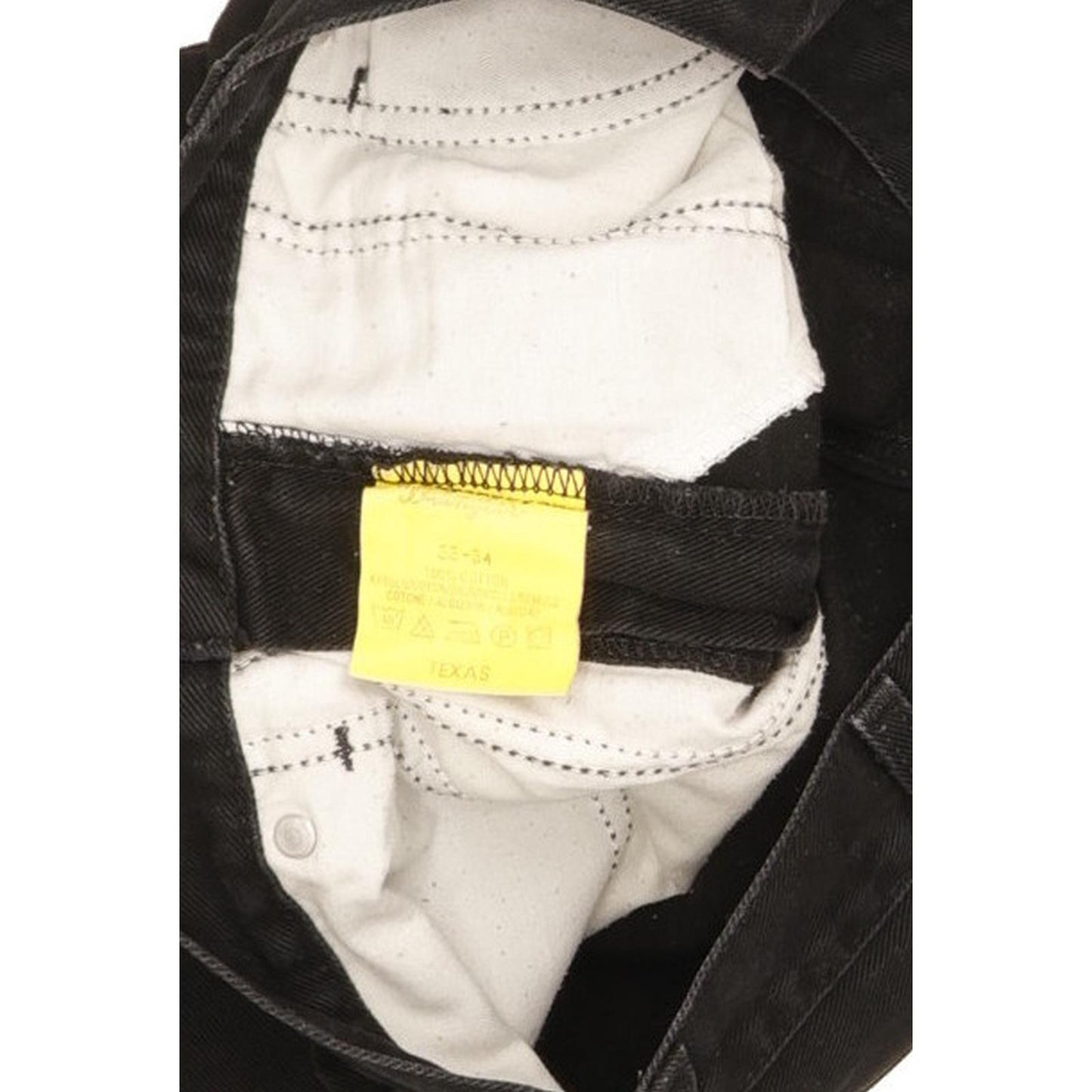 Wrangler Texas Men Black Straight Regular Jeans W32 L33