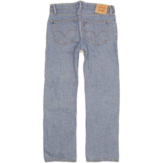 Levi's 505 Men Blue Straight Regular Jeans W35 L31