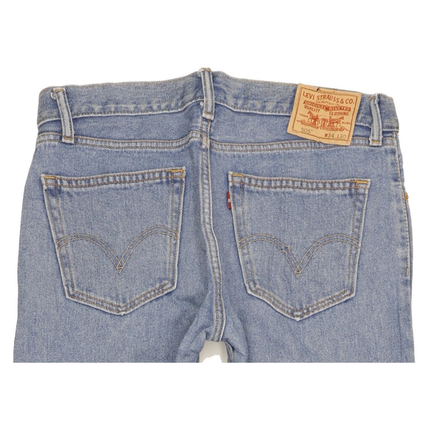 Levi's 505 Men Blue Straight Regular Jeans W35 L31