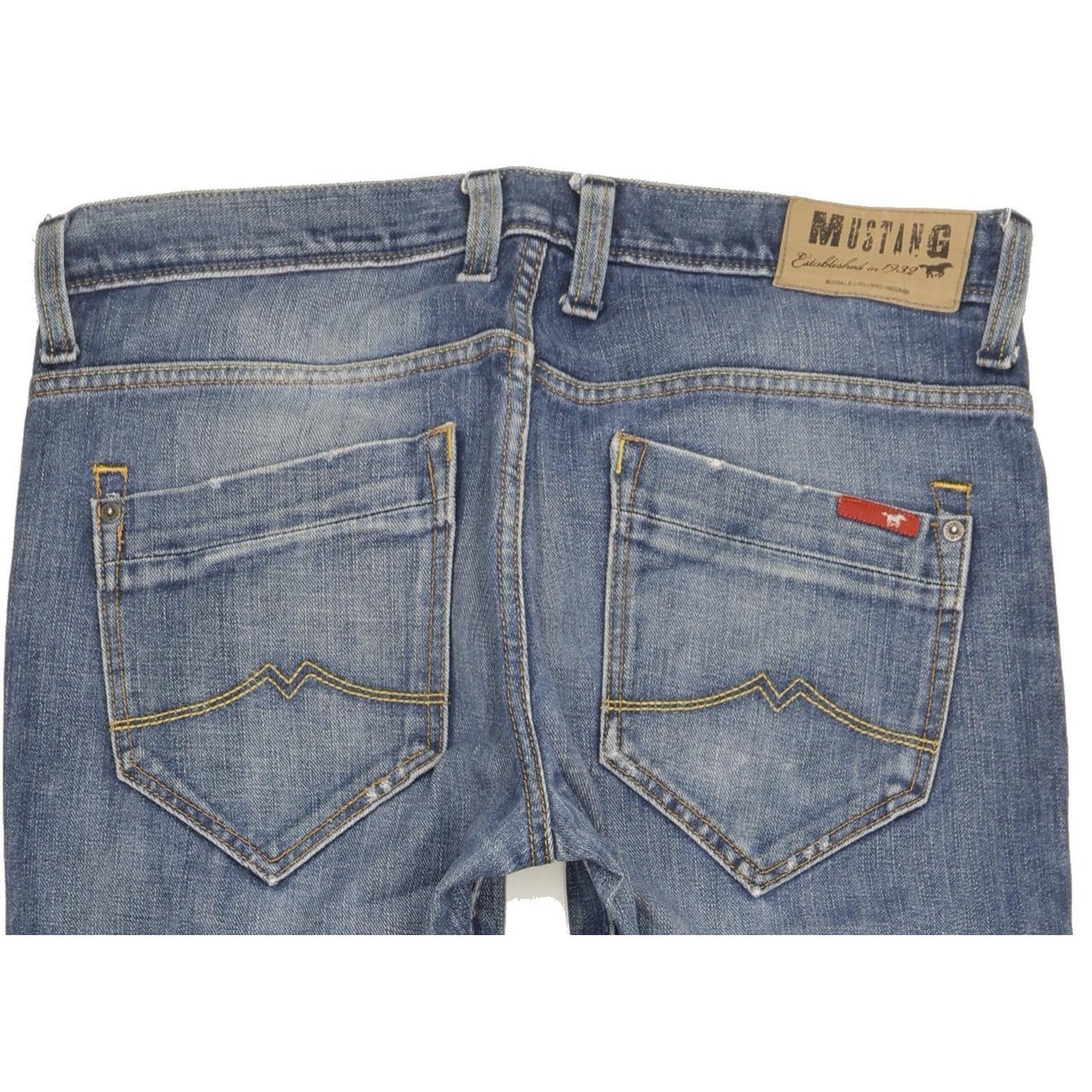 Mustang New Oregon Men Blue Straight Regular Jeans W34 L31