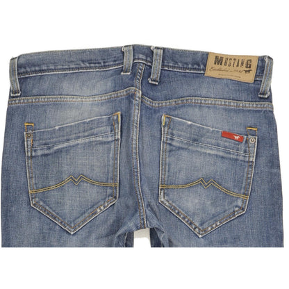 Mustang New Oregon Men Blue Straight Regular Jeans W34 L31
