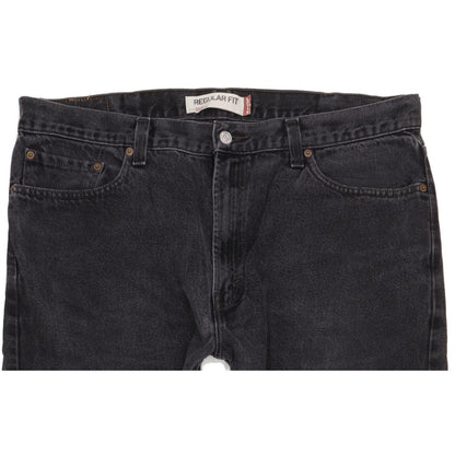 Levi's 505 Men Black Straight Regular Jeans W40 L31