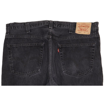 Levi's 505 Men Black Straight Regular Jeans W40 L31