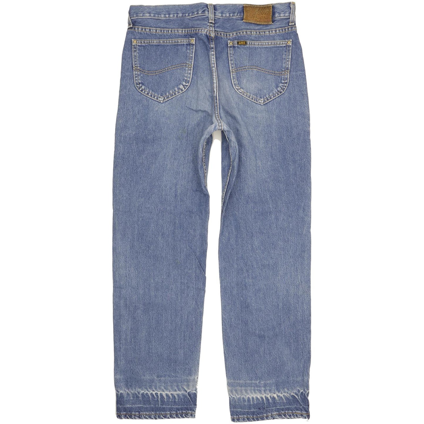 Lee Kansas Men Blue Straight Regular Jeans W36 L31