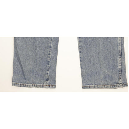 Wrangler Men Blue Straight Regular Stretch Jeans W34 L30