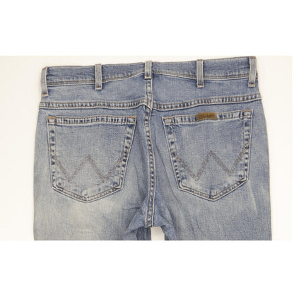 Wrangler Men Blue Straight Regular Stretch Jeans W34 L30