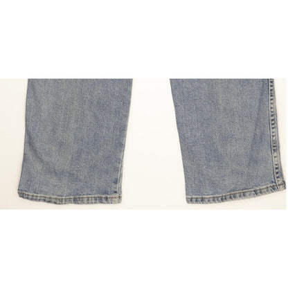 Wrangler Men Blue Straight Regular Stretch Jeans W34 L30