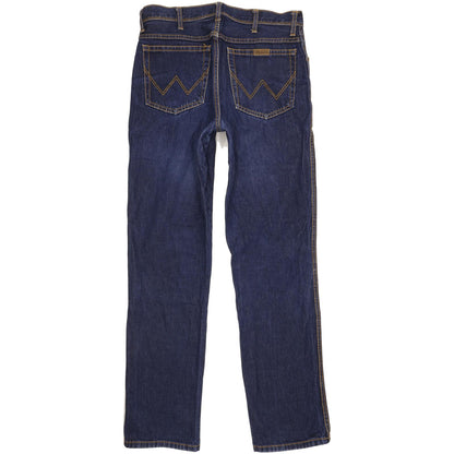 Wrangler Men Blue Straight Regular Jeans W33 L34
