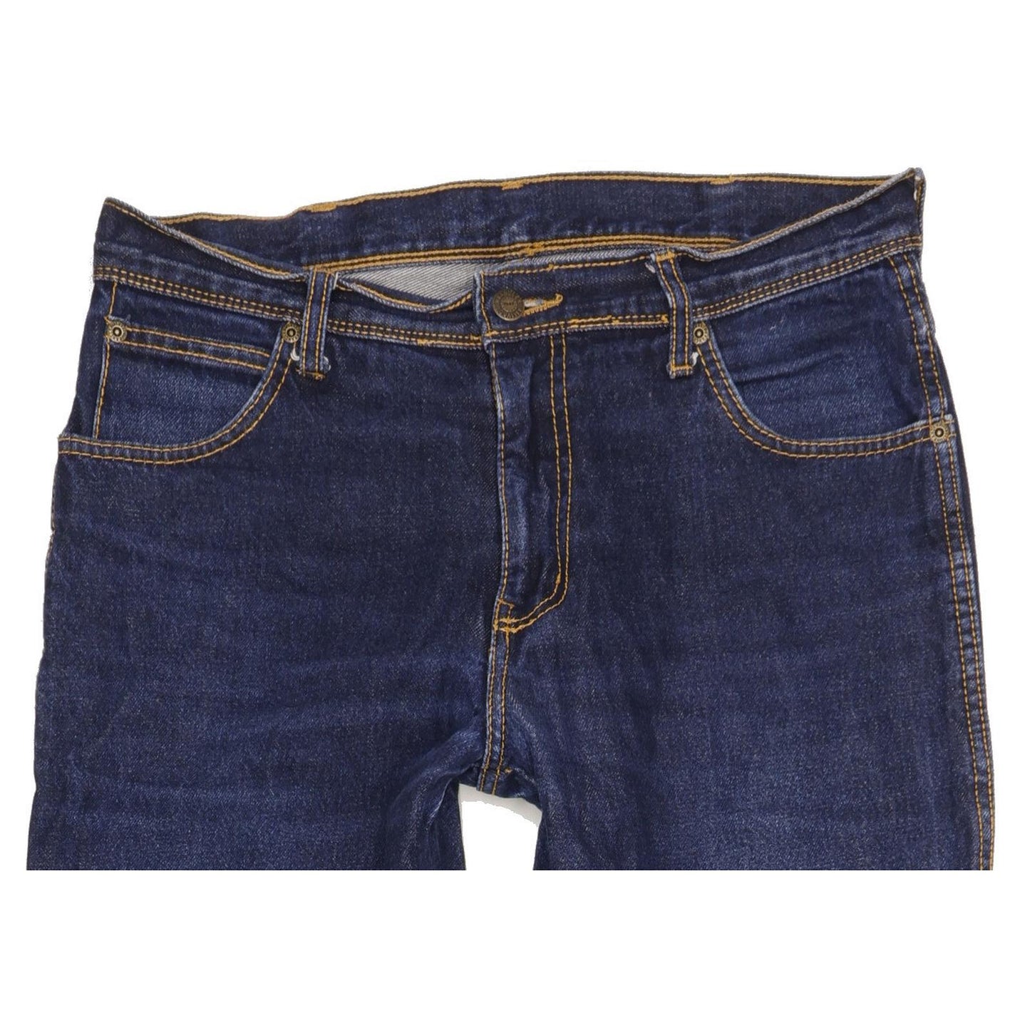 Wrangler Men Blue Straight Regular Jeans W33 L34
