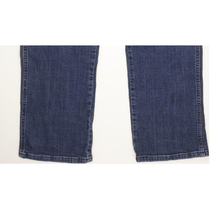 Wrangler Texas Men Blue Straight Regular Stretch Jeans W38 L33