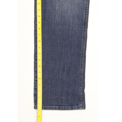 Wrangler Texas Men Blue Straight Regular Stretch Jeans W38 L33