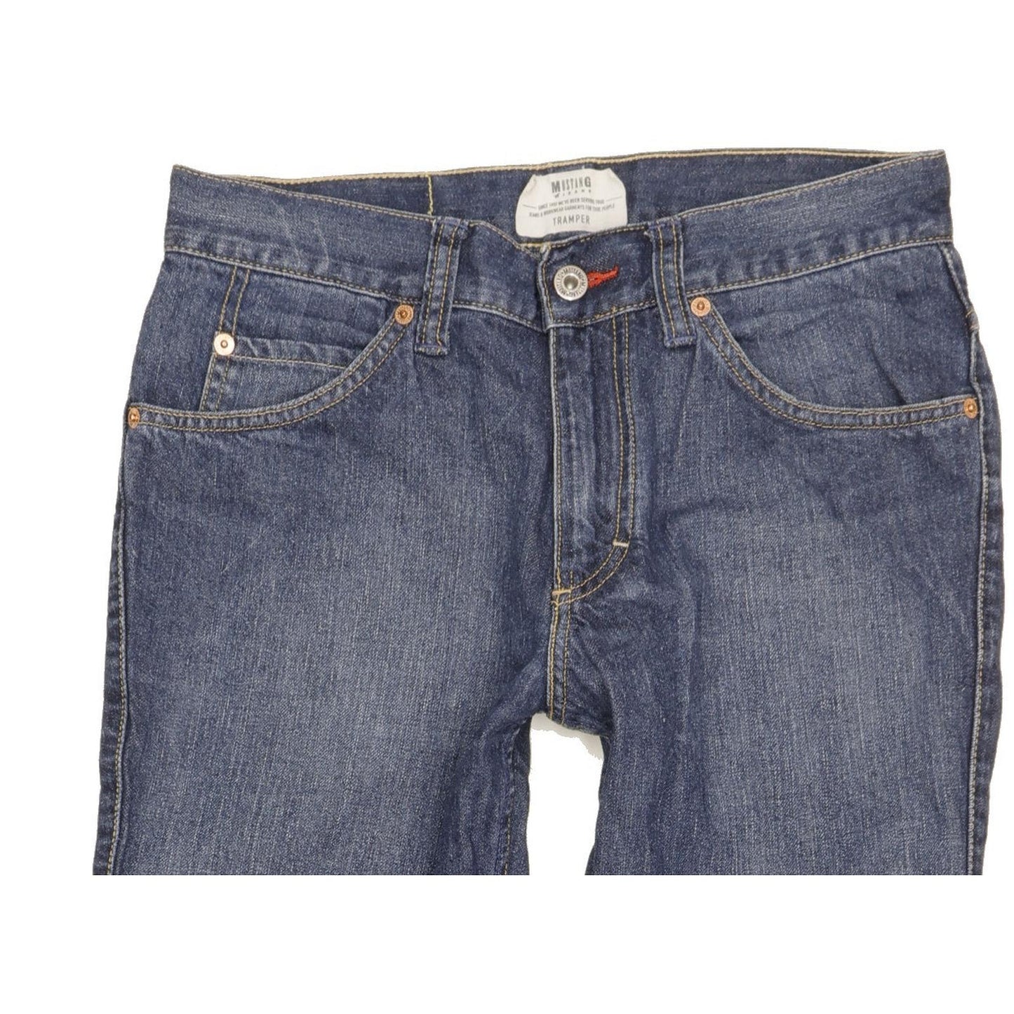 Mustang Tramper Men Blue Straight Regular Jeans W32 L31