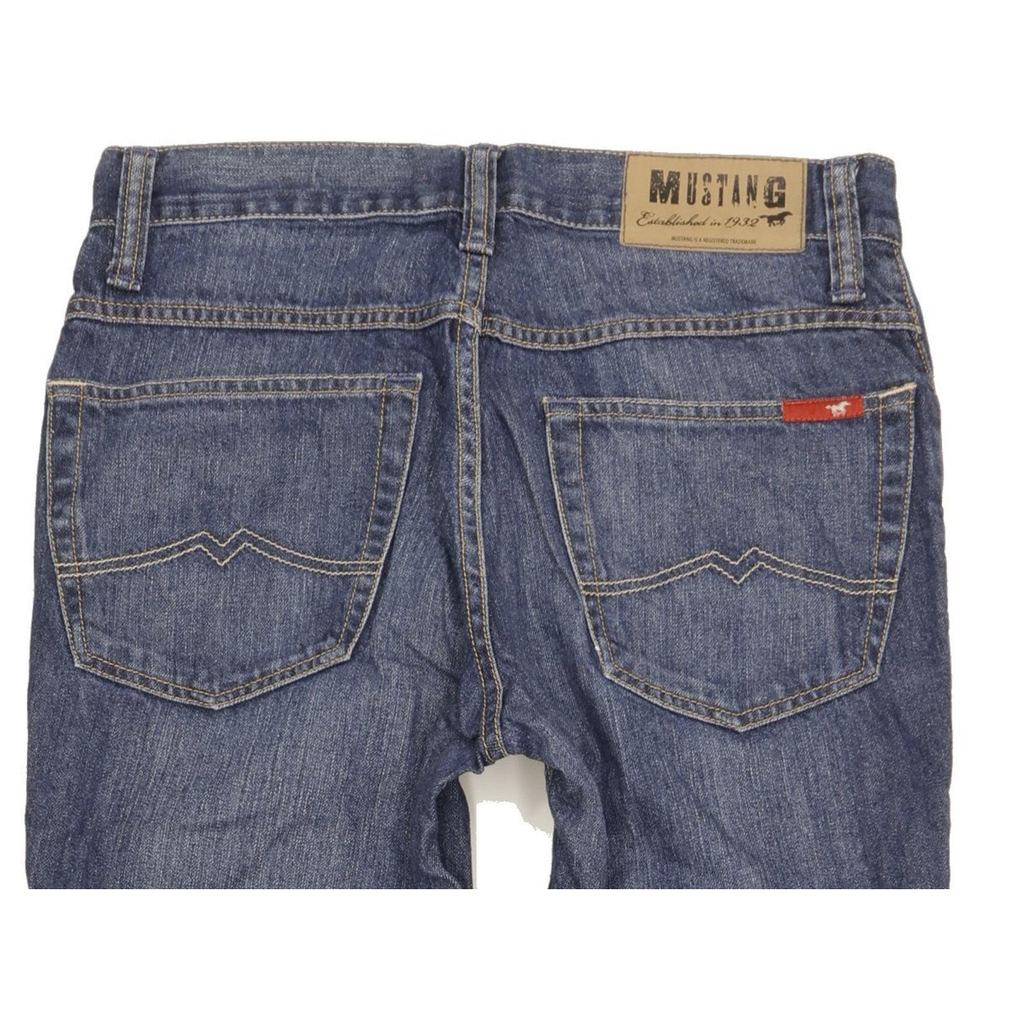 Mustang Tramper Men Blue Straight Regular Jeans W32 L31