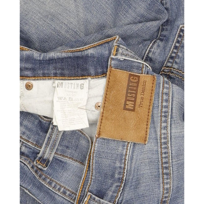 Mustang Tramper Men Blue Straight Regular Stretch Jeans W32 L27
