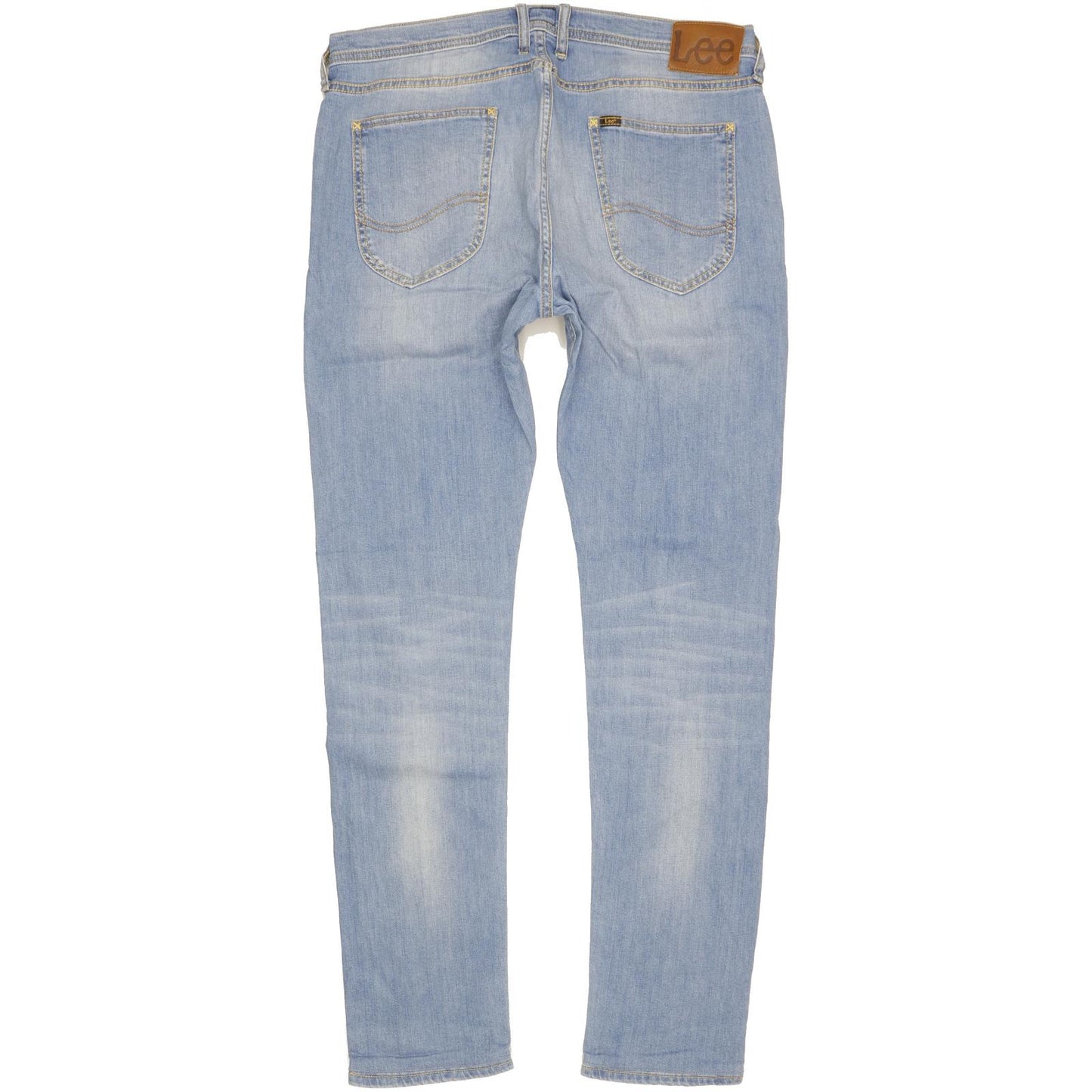 Lee Luke Men Blue Skinny Slim Stretch Jeans W36 L34