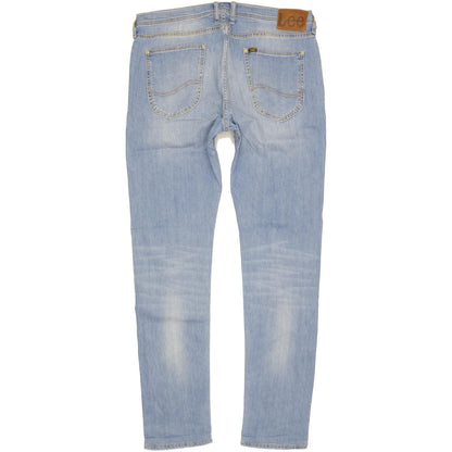 Lee Luke Men Blue Skinny Slim Stretch Jeans W36 L34