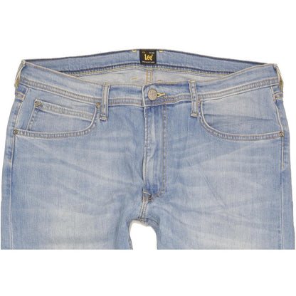 Lee Luke Men Blue Skinny Slim Stretch Jeans W36 L34
