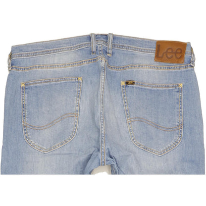 Lee Luke Men Blue Skinny Slim Stretch Jeans W36 L34