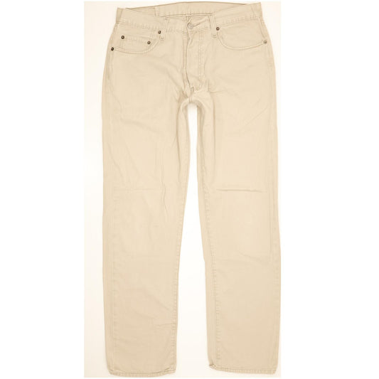 Levi's 517 Men Beige Straight Regular Jeans W34 L32