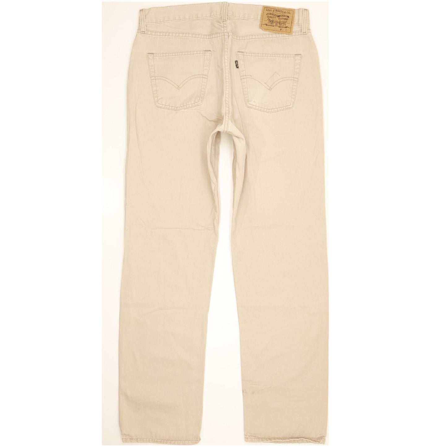 Levi's 517 Men Beige Straight Regular Jeans W34 L32