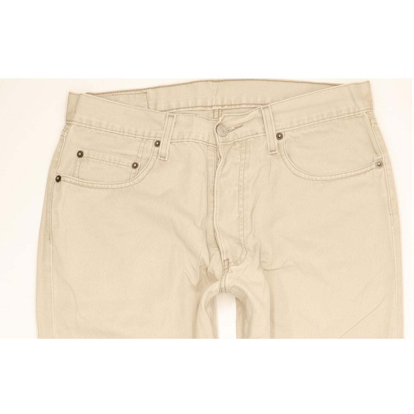 Levi's 517 Men Beige Straight Regular Jeans W34 L32