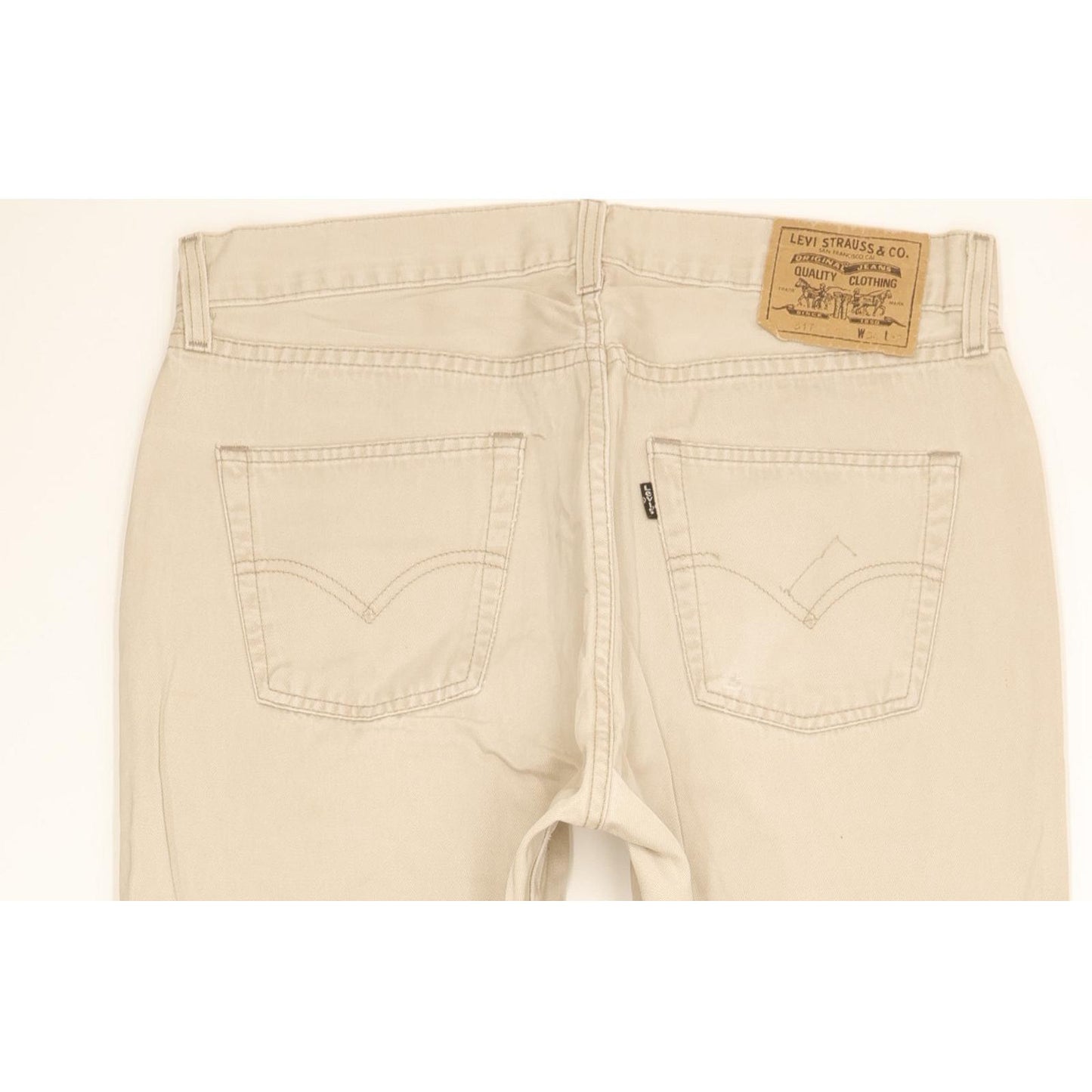 Levi's 517 Men Beige Straight Regular Jeans W34 L32