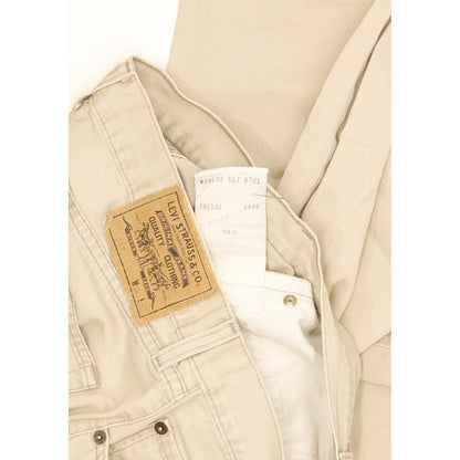 Levi's 517 Men Beige Straight Regular Jeans W34 L32