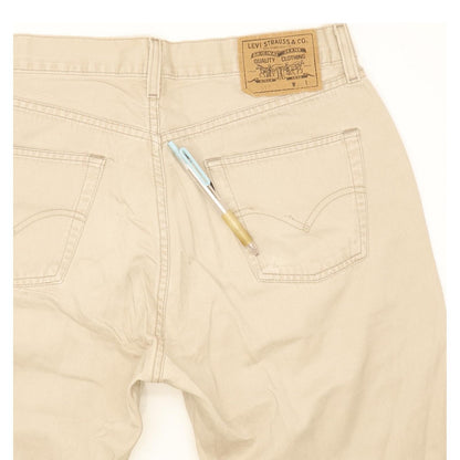 Levi's 517 Men Beige Straight Regular Jeans W34 L32