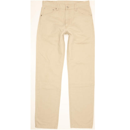 Levi's 521 Men Beige Straight Regular Jeans W32 L33